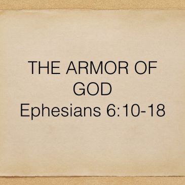 Bro. Josh The Armor of God